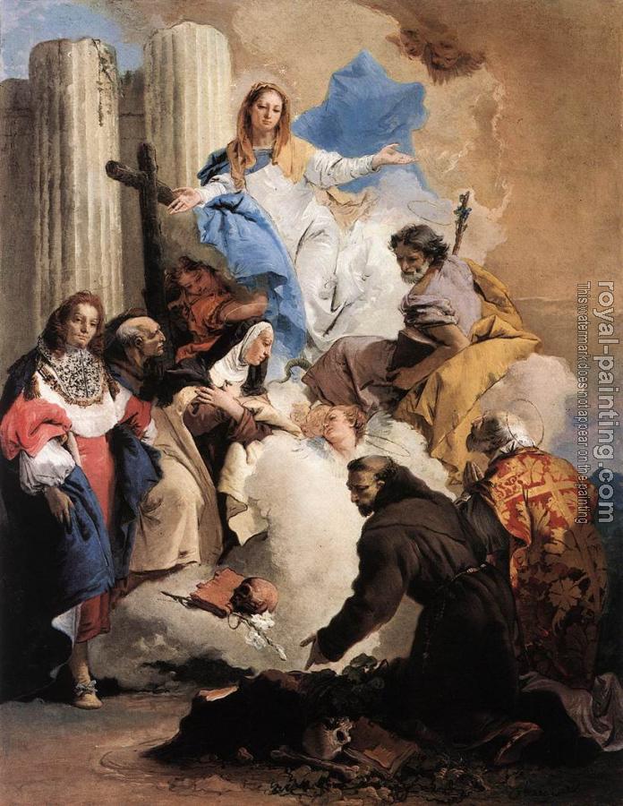 Giovanni Battista Tiepolo : The Virgin with Six Saints